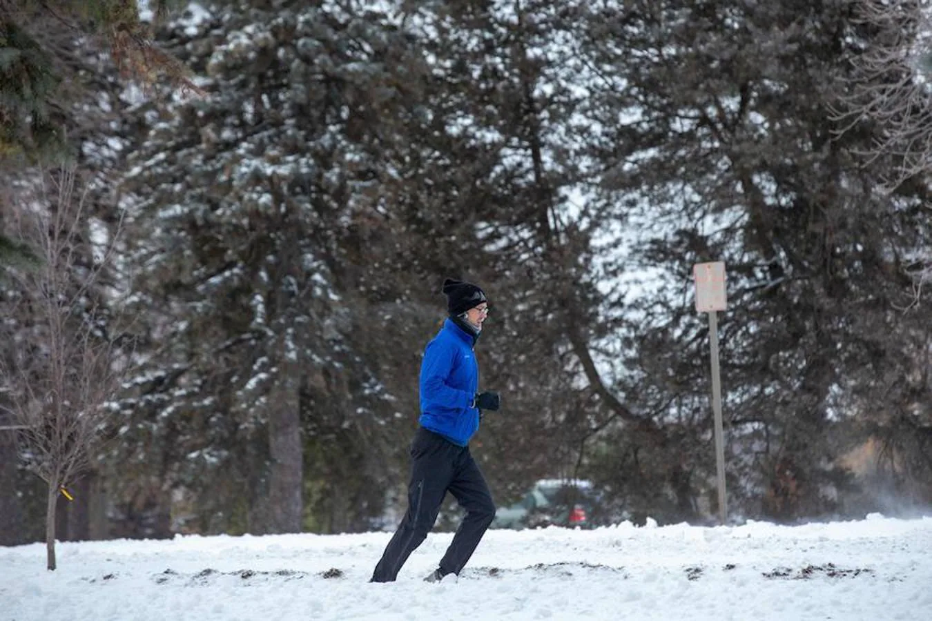 Un vórtice polar está provocando que se desplomen las temperaturas bajo cero en el medio oeste del país. En la imagen, Mineápolis. 