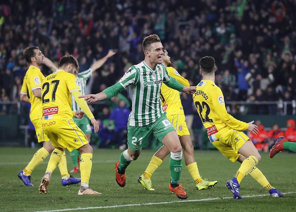 El partido Betis - Espanyol, en imágenes
