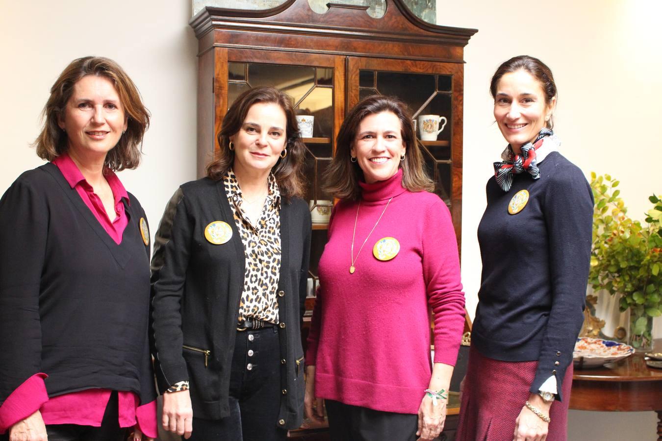 Antonia Gil-Delgado, Verónica Lora, Fátima Tasara (Condesa de Lebrija) y Patricia Medina