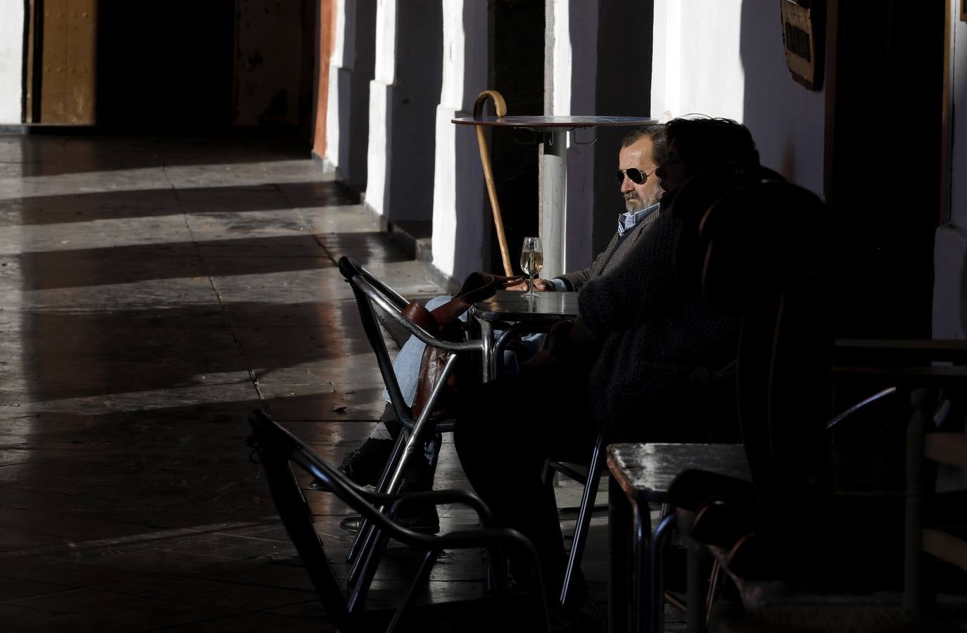 El rayo de sol que no cesa en el invierno de Córdoba, en imágenes