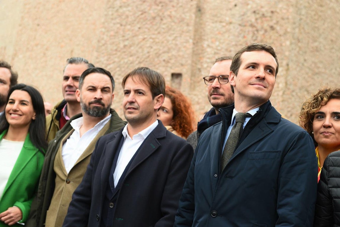 La manifestación de Colón, en imágenes