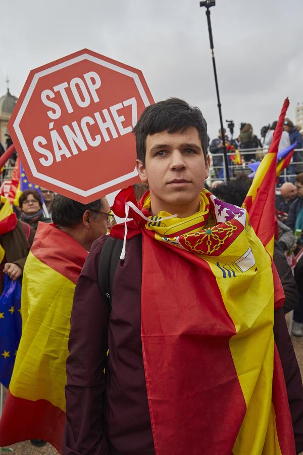 La manifestación de Colón, en imágenes