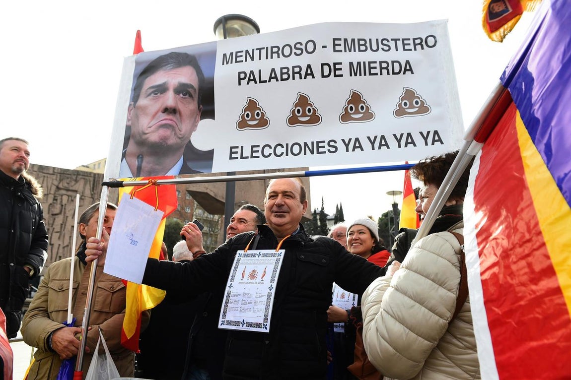 La manifestación de Colón, en imágenes