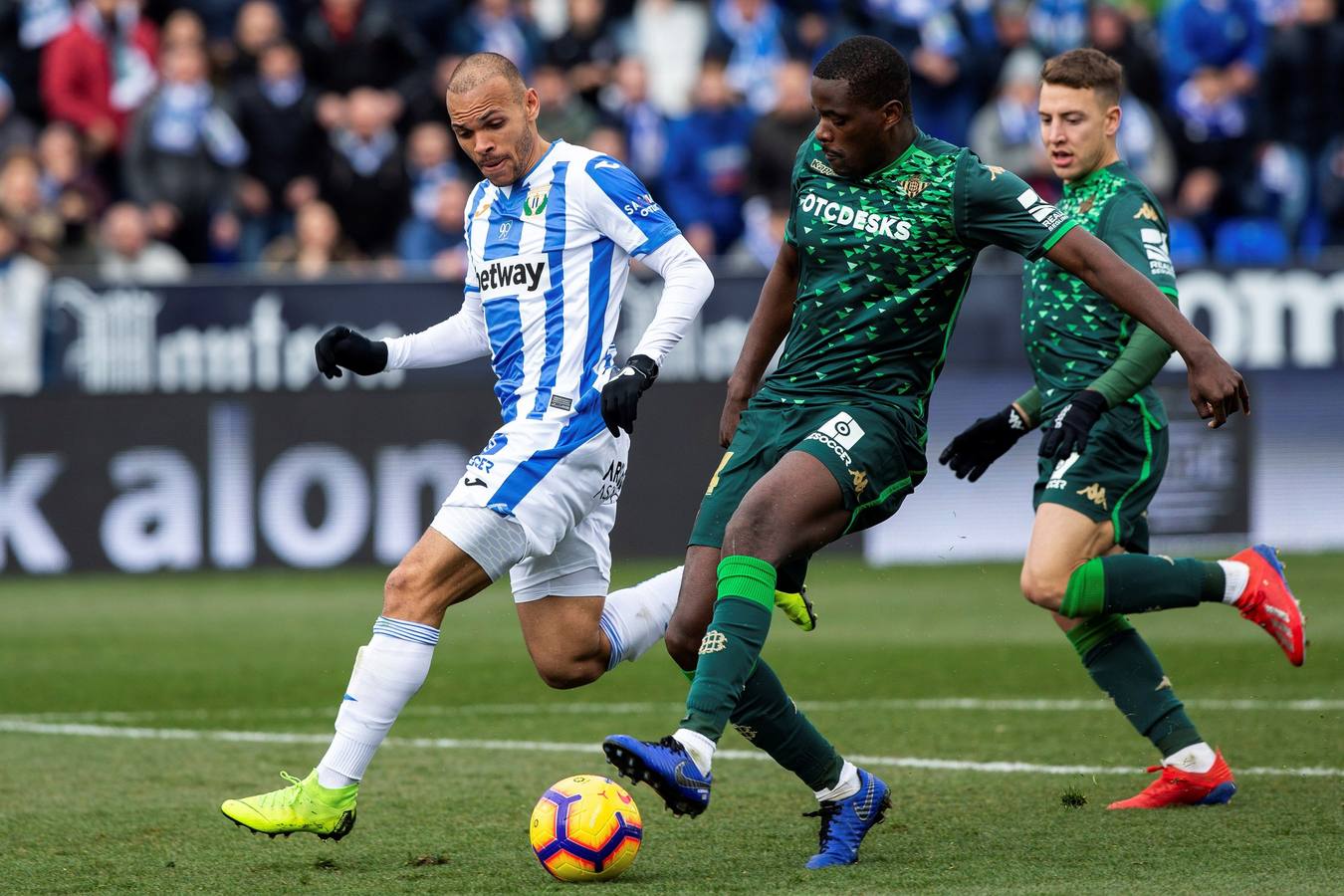 Las imágenes más vibrantes del Leganés- Betis (3-0)