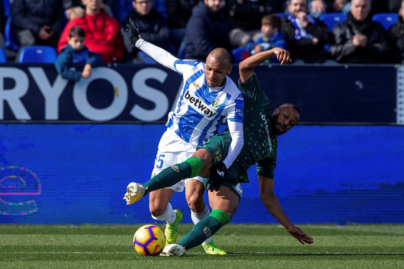 Las imágenes más vibrantes del Leganés- Betis (3-0)