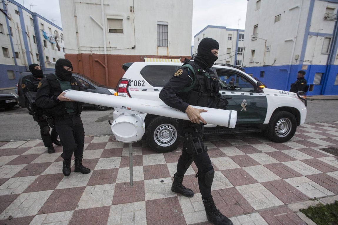 FOTOS: Operación contra el narcotráfico en La Línea