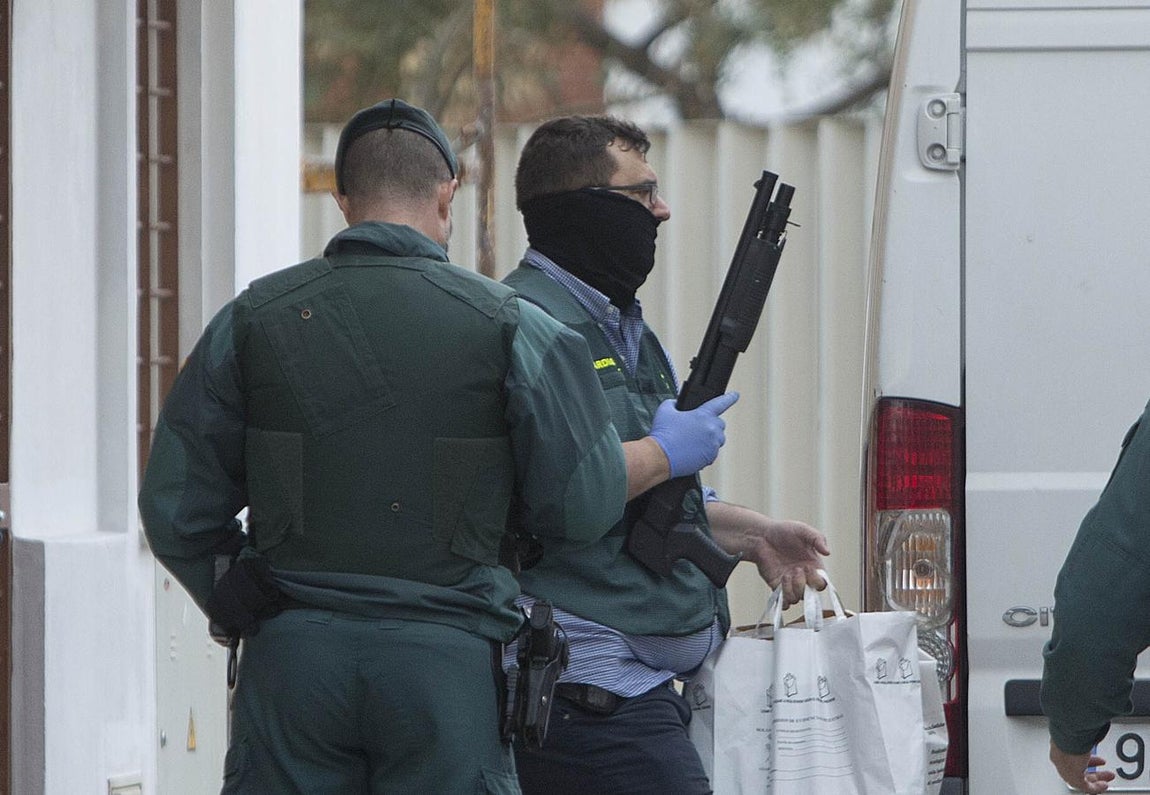 FOTOS: Operación contra el narcotráfico en La Línea