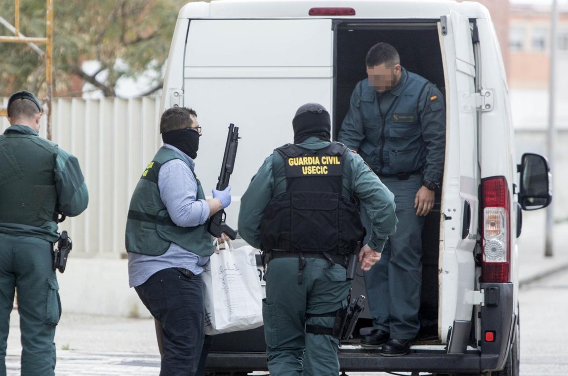 FOTOS: Operación contra el narcotráfico en La Línea