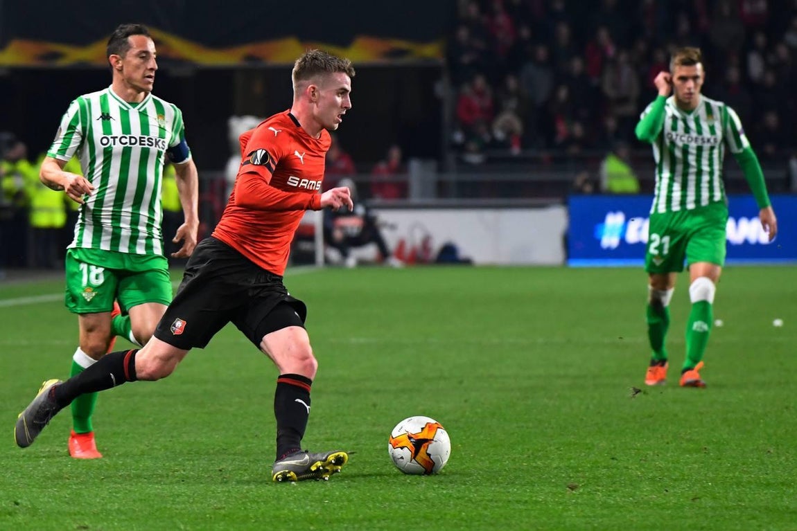 Stade Rennais-Real Betis (3-3) de la Liga Europa, en imágenes