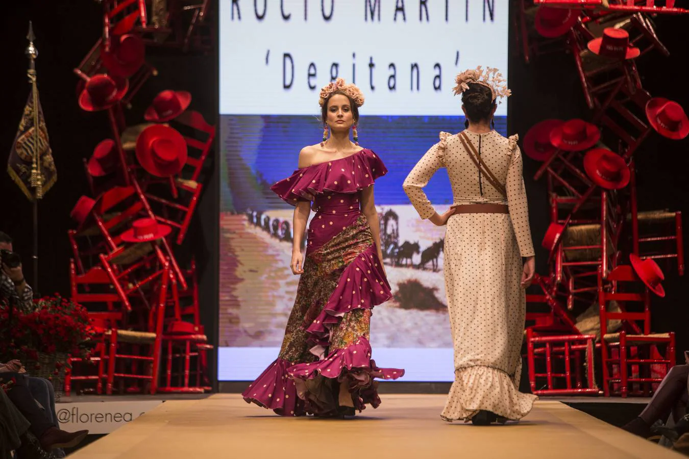 FOTOS: Flamenka, Rocío Martín ‘Degitana’ y Ana Ricardi en la Pasarela Flamenca de Jerez