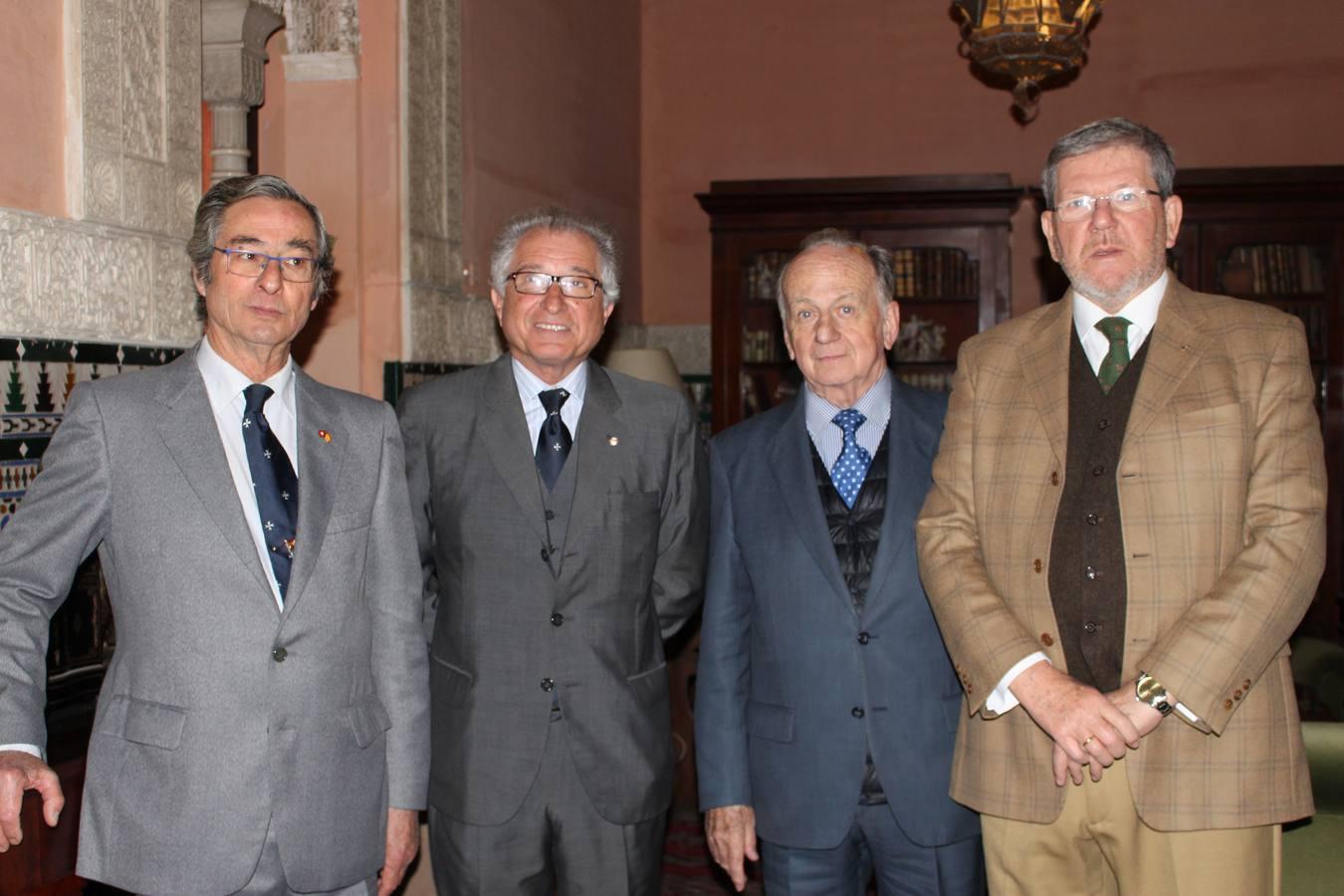 Juan San Miguel, Gonzalo Rosillo, Alberto Álvarez de Toledo y Camilo Valenzuela