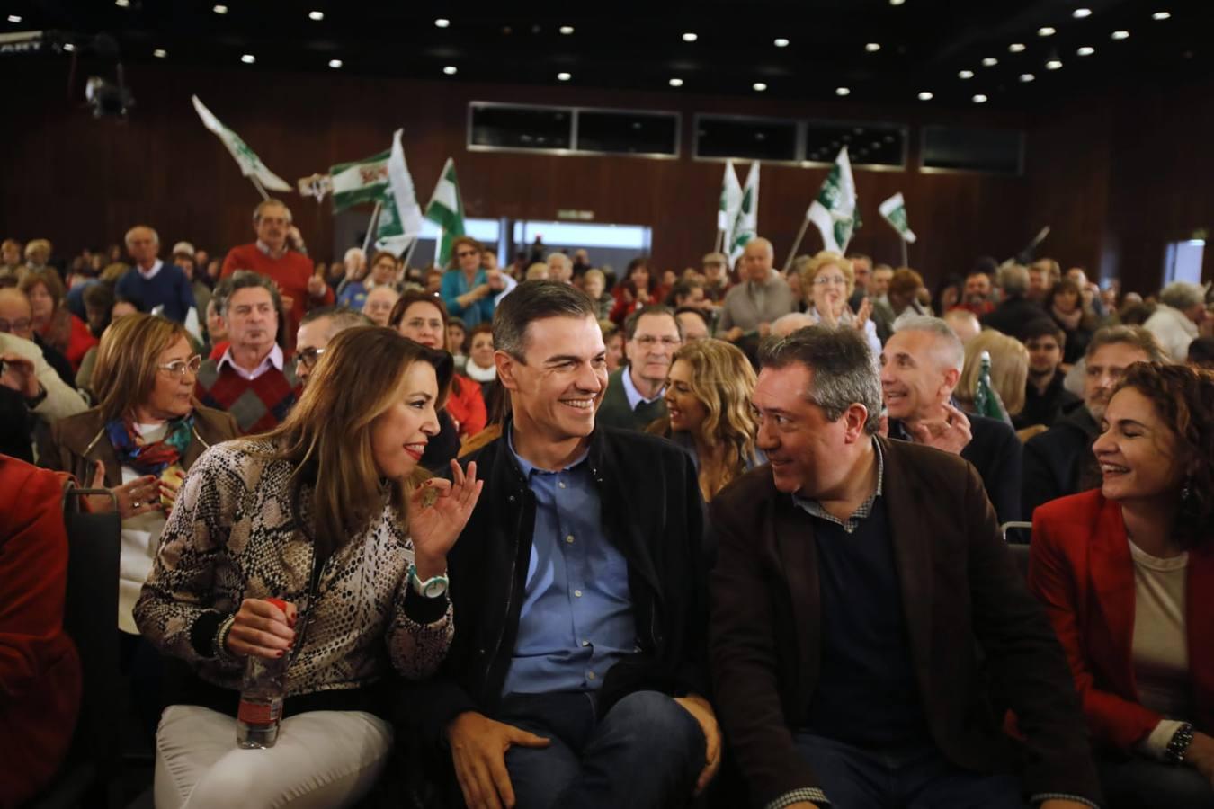 Sánchez y Díaz apoyan a Espadas en su presentación como candidato a la Alcaldía de Sevilla