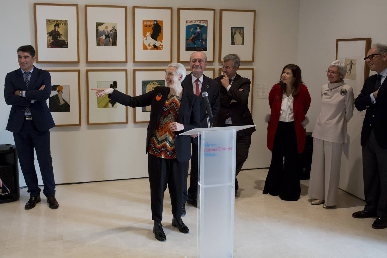 La presentación de la muestra del Museo ABC en el Thyssen de Málaga, en imágenes