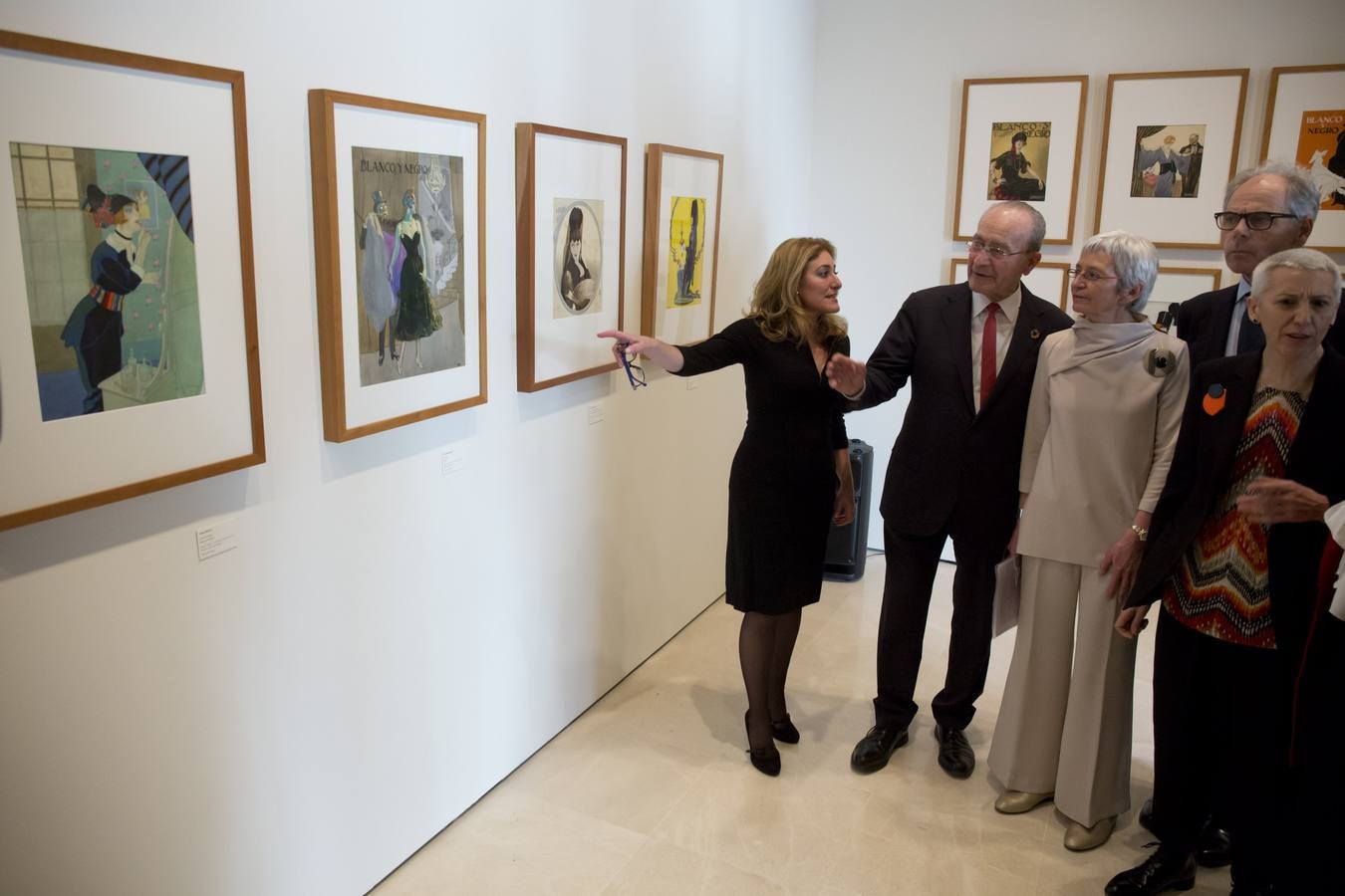 La presentación de la muestra del Museo ABC en el Thyssen de Málaga, en imágenes