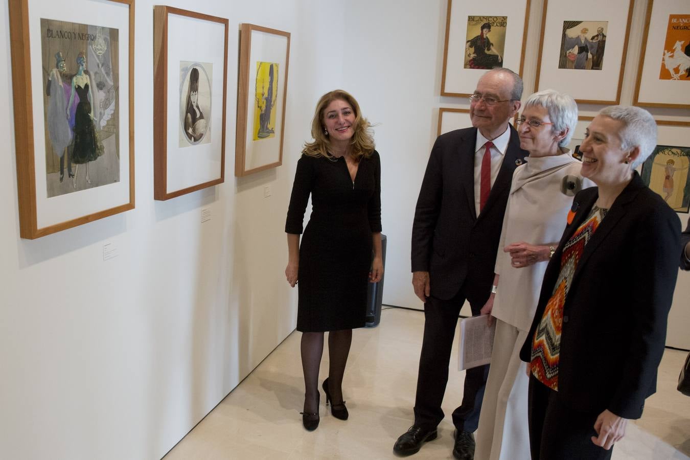 La presentación de la muestra del Museo ABC en el Thyssen de Málaga, en imágenes