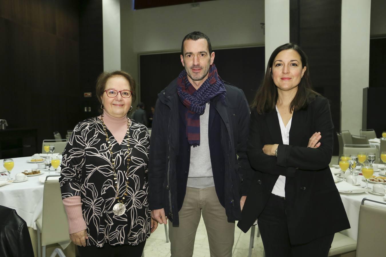 María Victoria López Espinar, Daniel Muñoz Lorencio y Encarnación Arias Álvarez