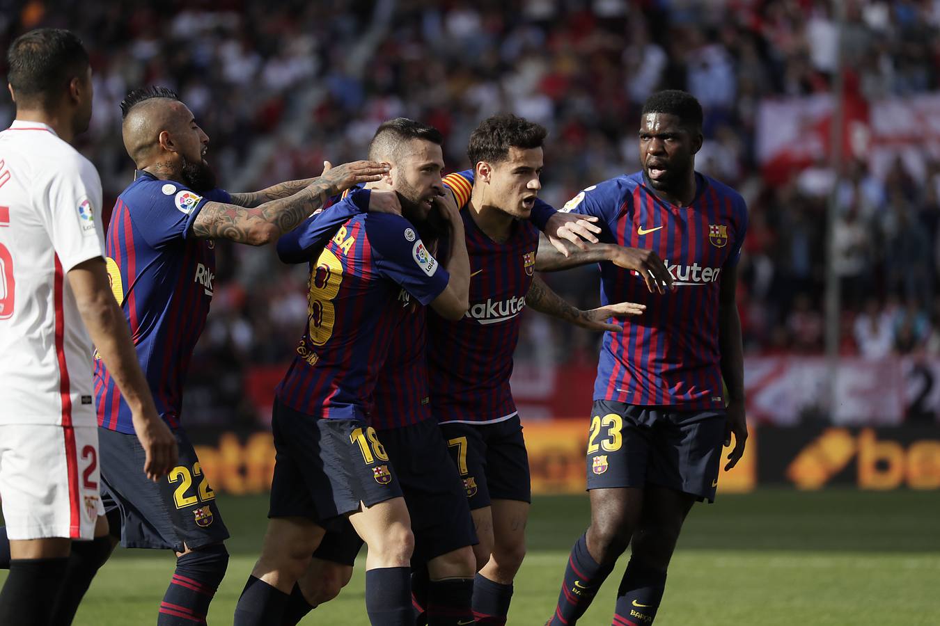 Las mejores imágenes del Sevilla FC - Barcelona