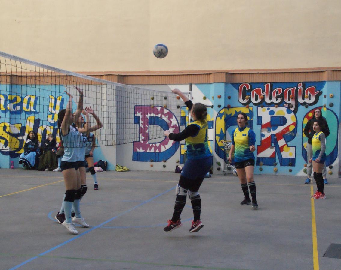 Las mejores imágenes del partido de voleibol entre Decroly &quot;A&quot; y Santo Domingo Savio
