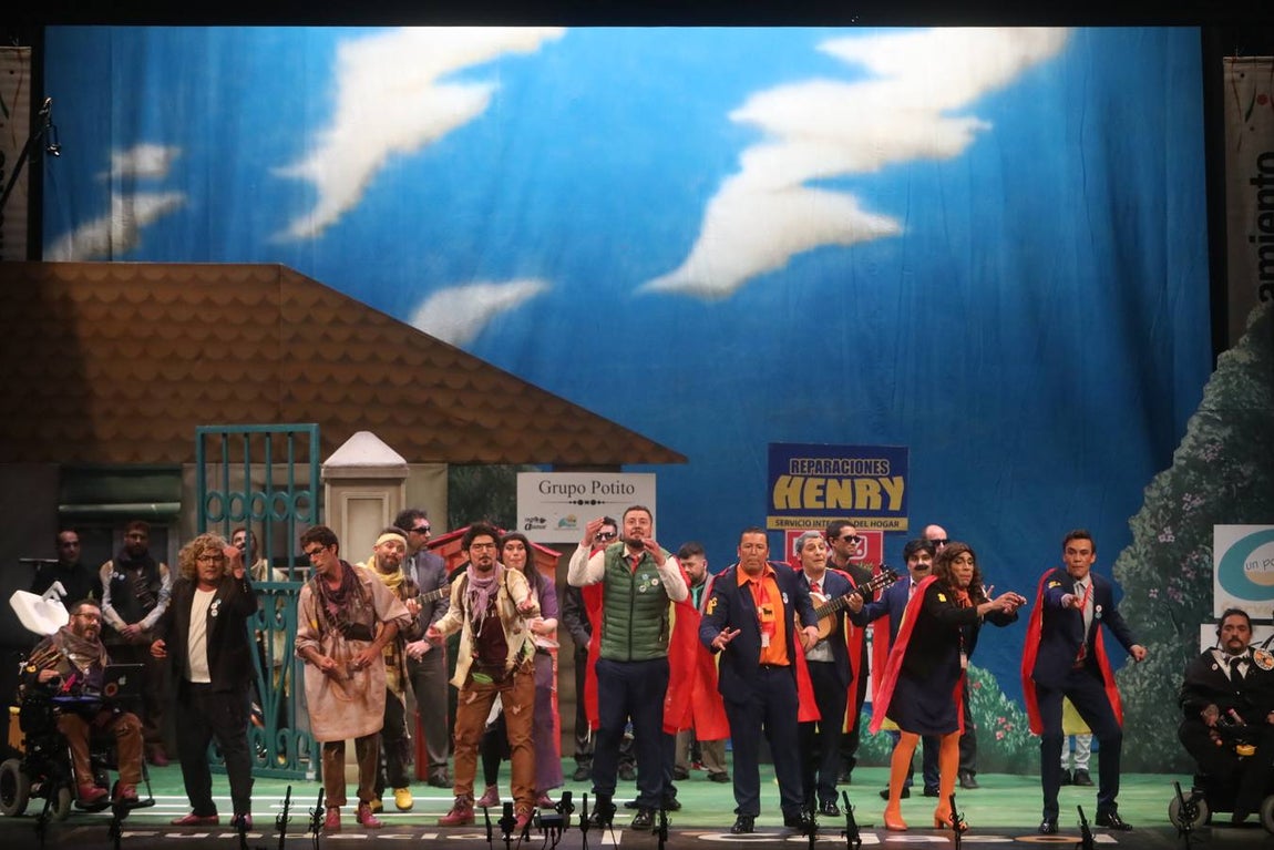 FOTOS: chirigota Un pasito a la izquierda y un pasito a la derecha