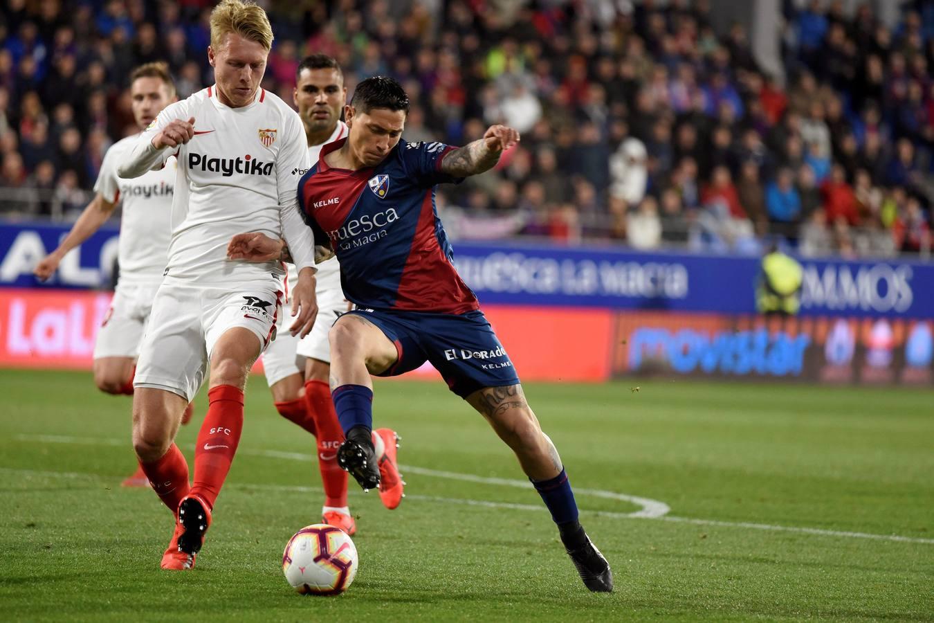 El Huesca- Sevilla FC de LaLiga, en imágenes