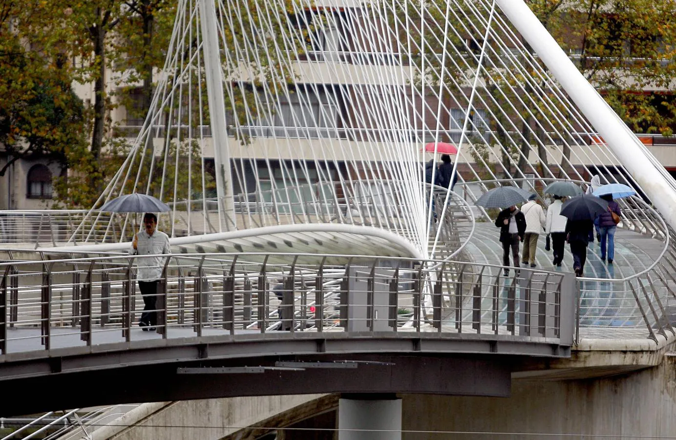 Hubo cierta  polémica en Bilbao porque se retocó el puente de Calatrava para unirlo con el edificio de Isozaki. 