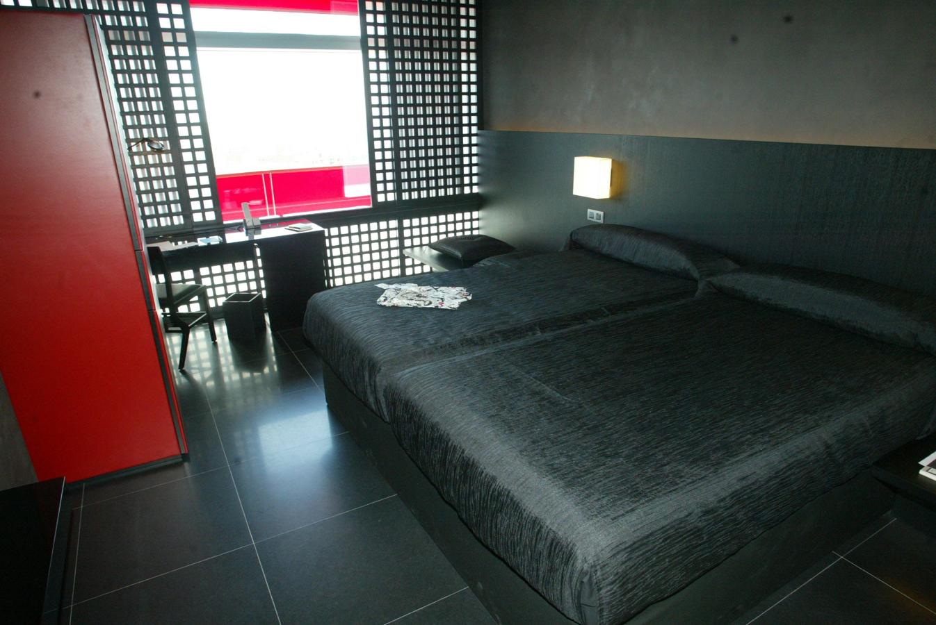 HAbitación en el hotel Puerta América de Madrid. 