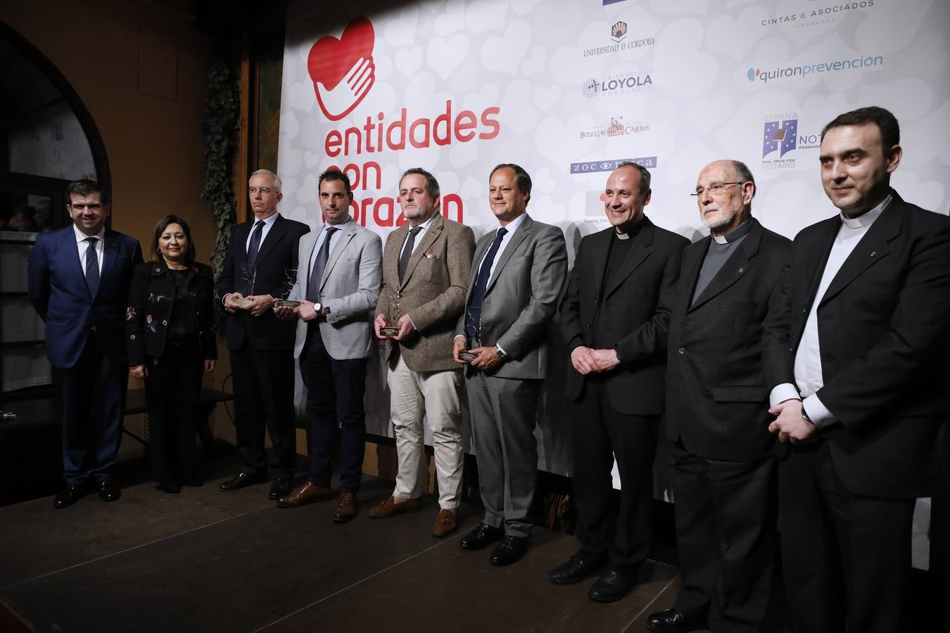 La entrega de los premios «Entidades con corazón» de Cáritas, en imágenes