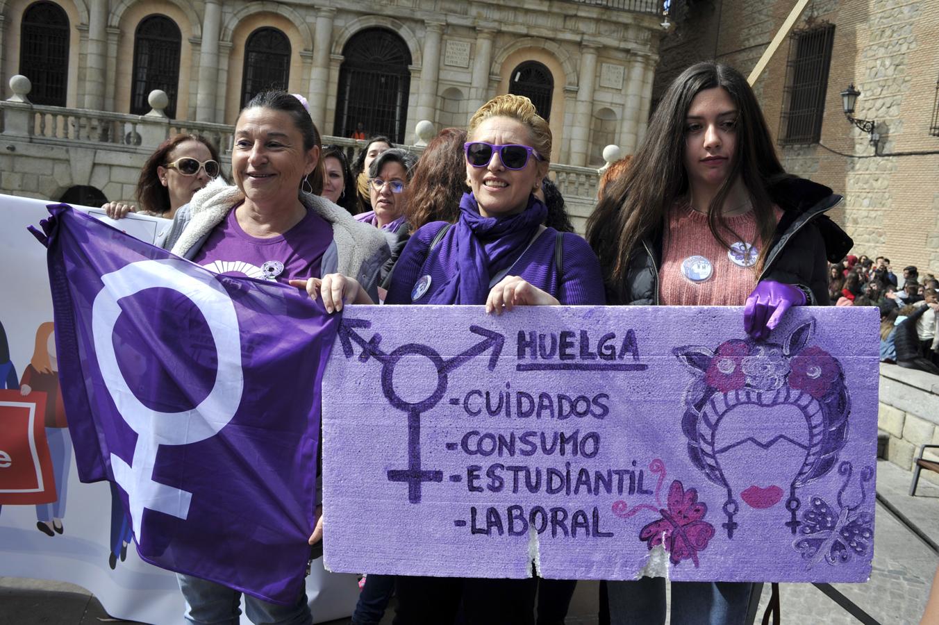 Concentración en Toledo por el Día de la Mujer