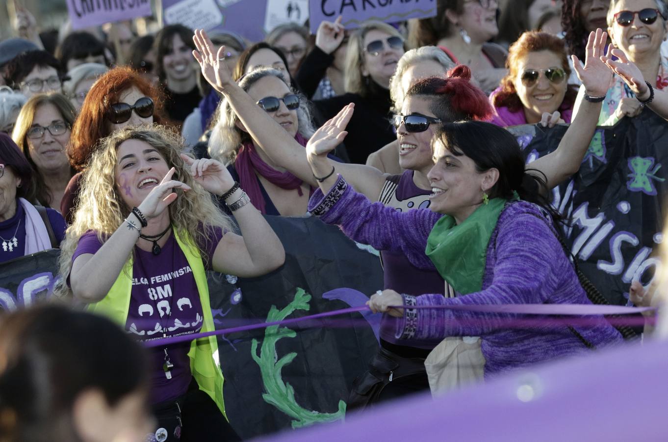 Fotogalería: Así fue la manifestación del 8M en Sevilla