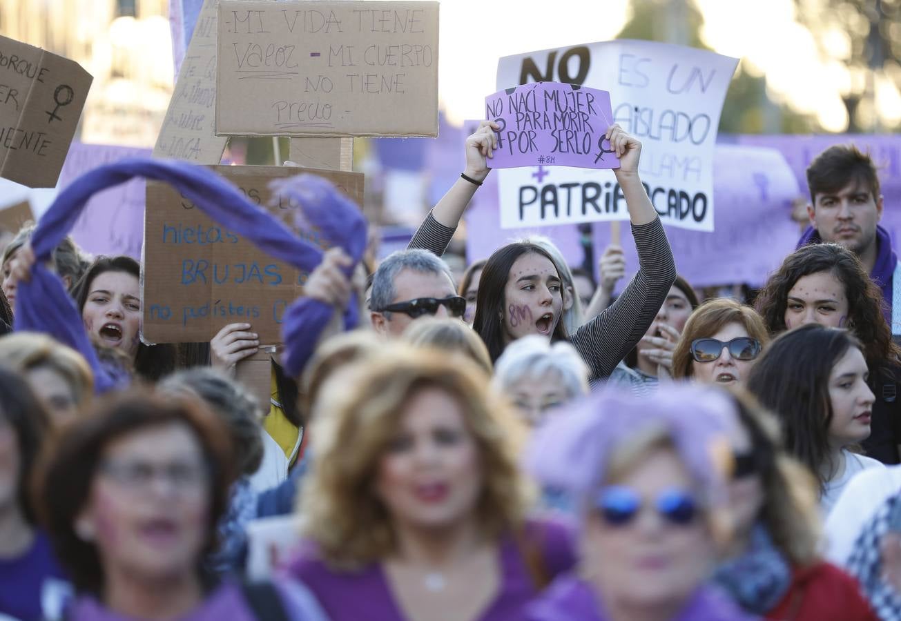 La manifestación del Día de la Mujer, en imágenes