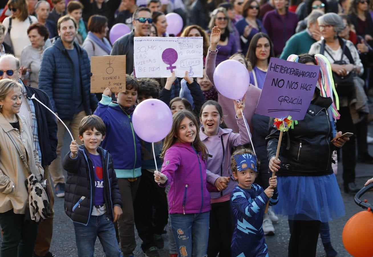 La manifestación del Día de la Mujer, en imágenes