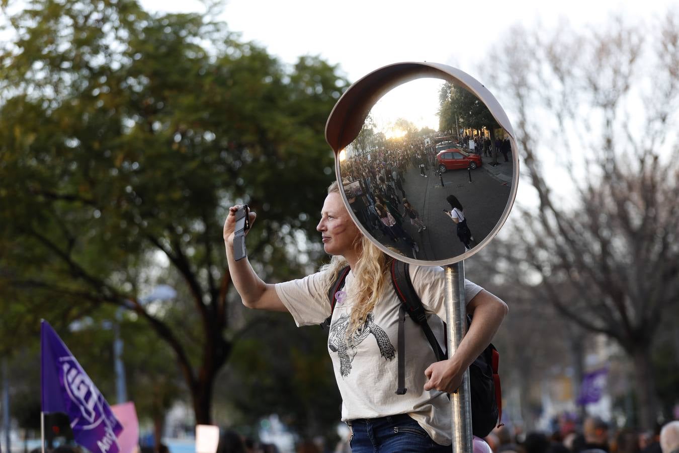 La manifestación del Día de la Mujer, en imágenes