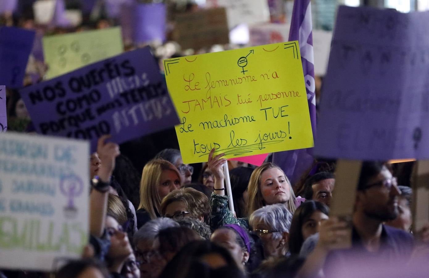 La manifestación del Día de la Mujer, en imágenes