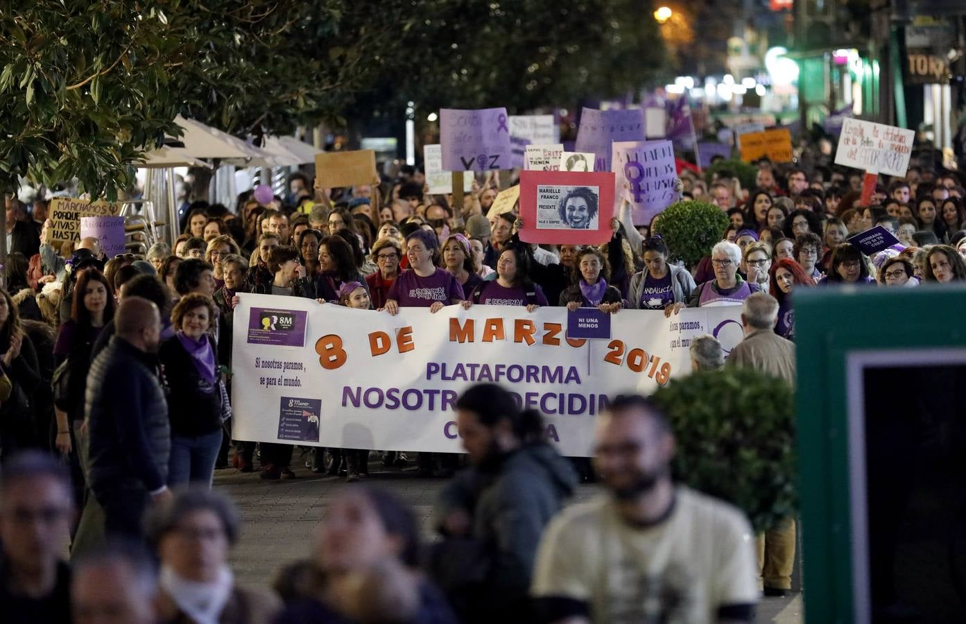 La manifestación del Día de la Mujer, en imágenes