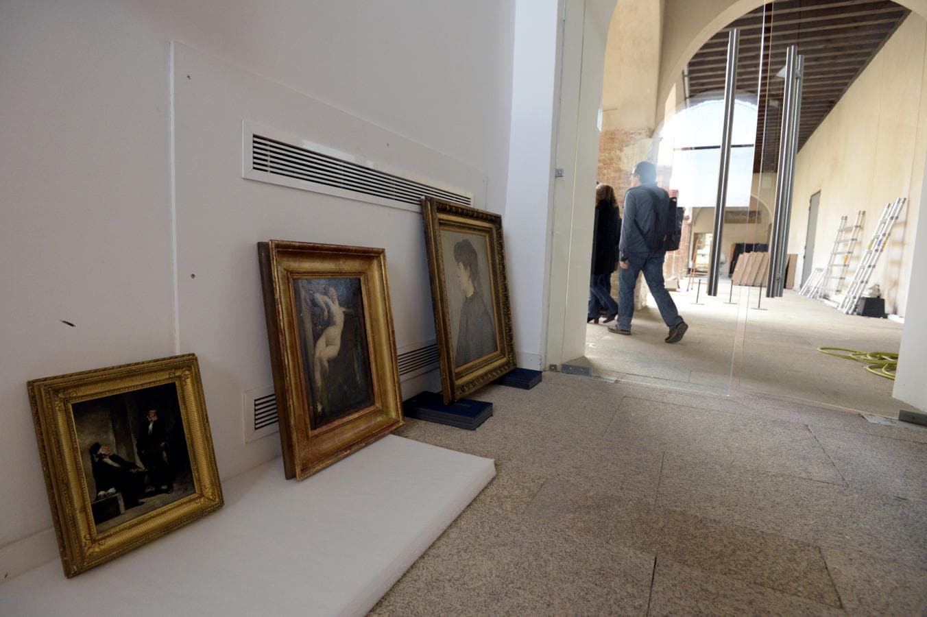 Llegan las primeras obras al Museo de Santa Fe de Toledo