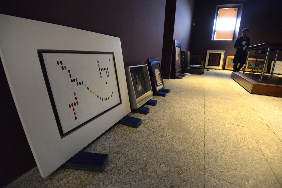 Llegan las primeras obras al Museo de Santa Fe de Toledo