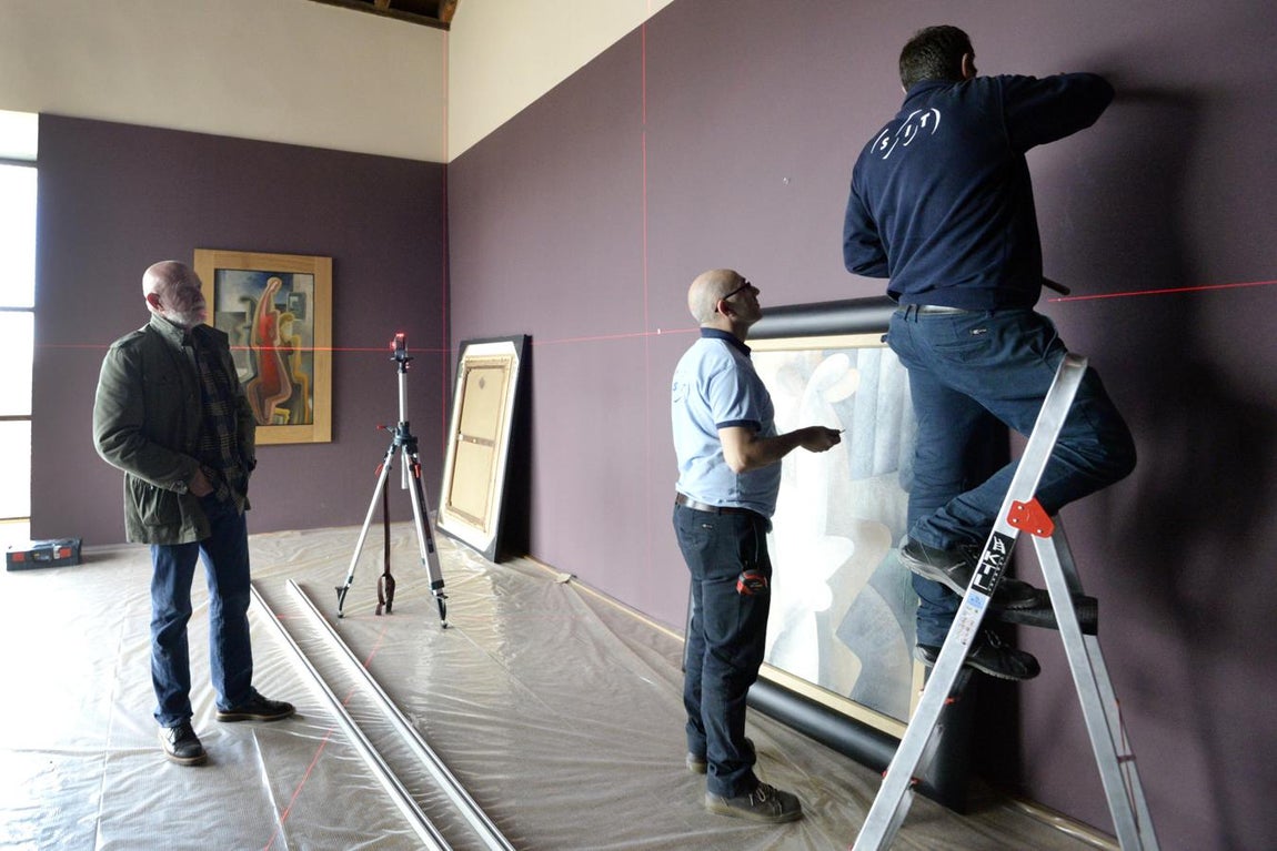 Llegan las primeras obras al Museo de Santa Fe de Toledo