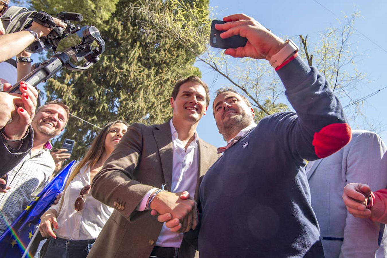 Albert Rivera y Juan Carlos Girau en Toledo