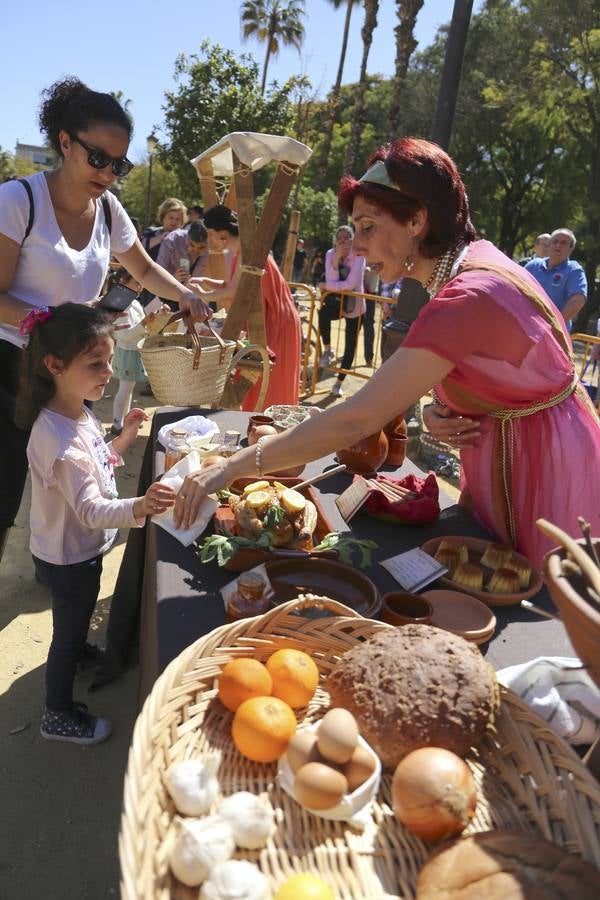 El Prado de San Sebastián en Sevilla se transforma en un campamento romano