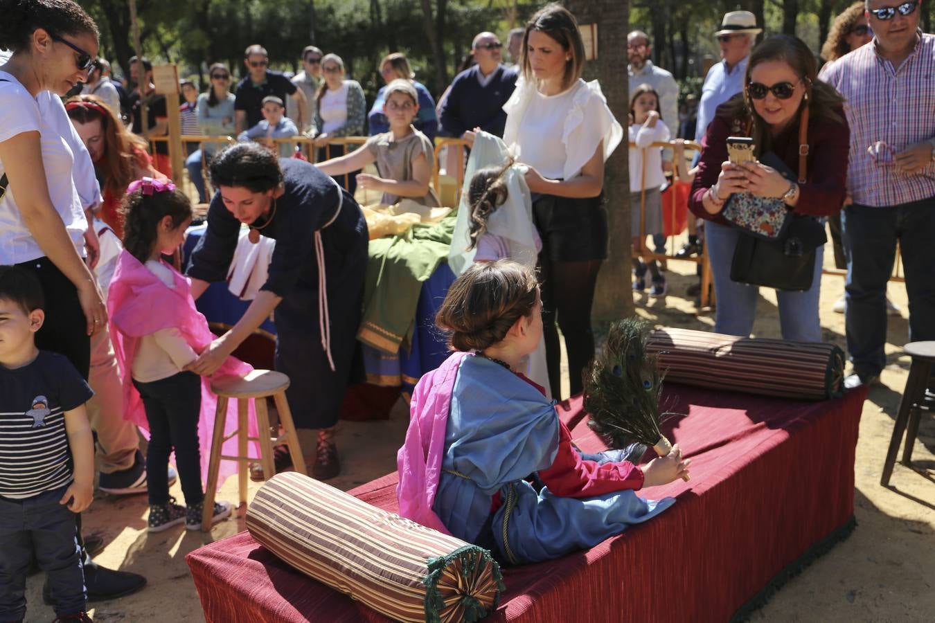 El Prado de San Sebastián en Sevilla se transforma en un campamento romano