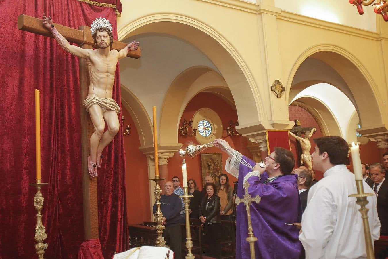 La bendición de la nueva imagen de San Dimas en Córdoba, en imágenes