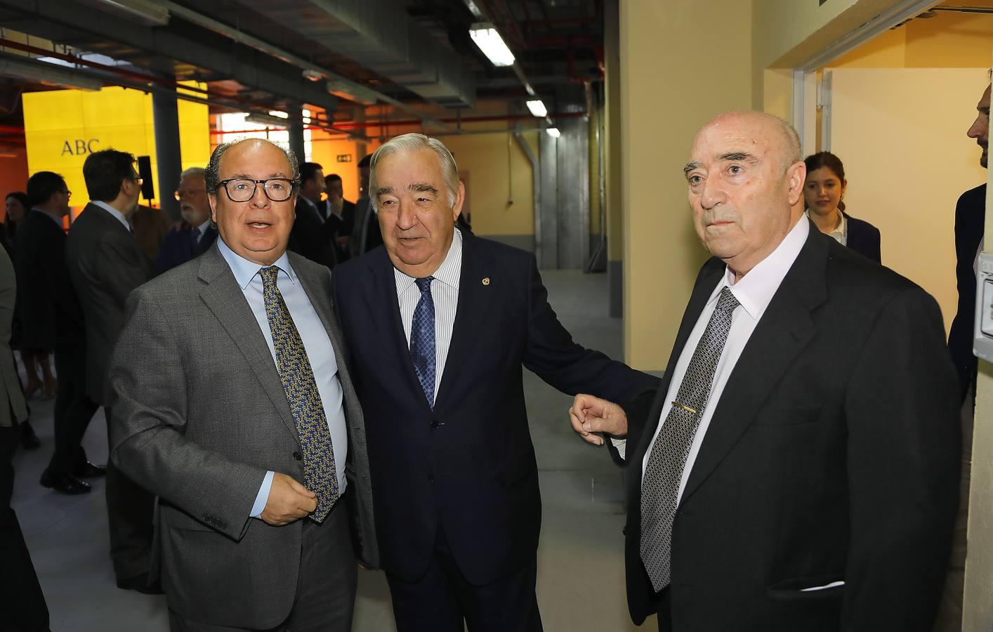 Manuel Félix Moreno, Arturo Candau y Francisco Morales