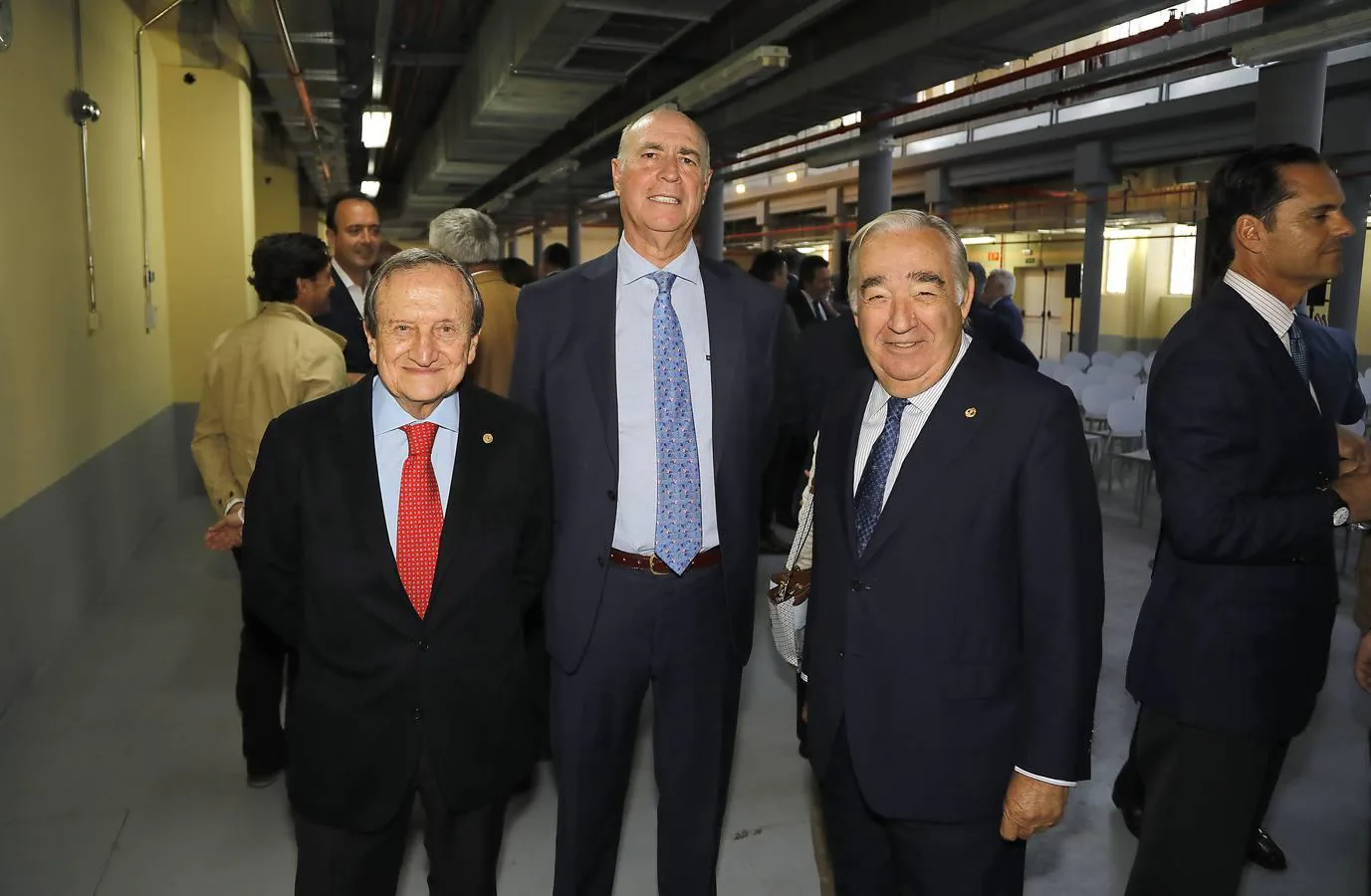 Augusto Jannone, Juan Luis Viveros y Arturo Candau