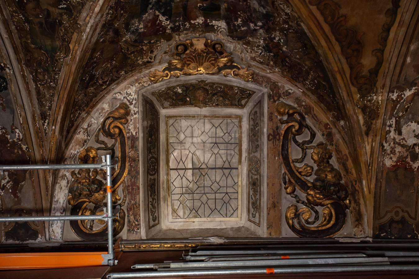 El proceso de restauración de la capilla de San José, en imágenes