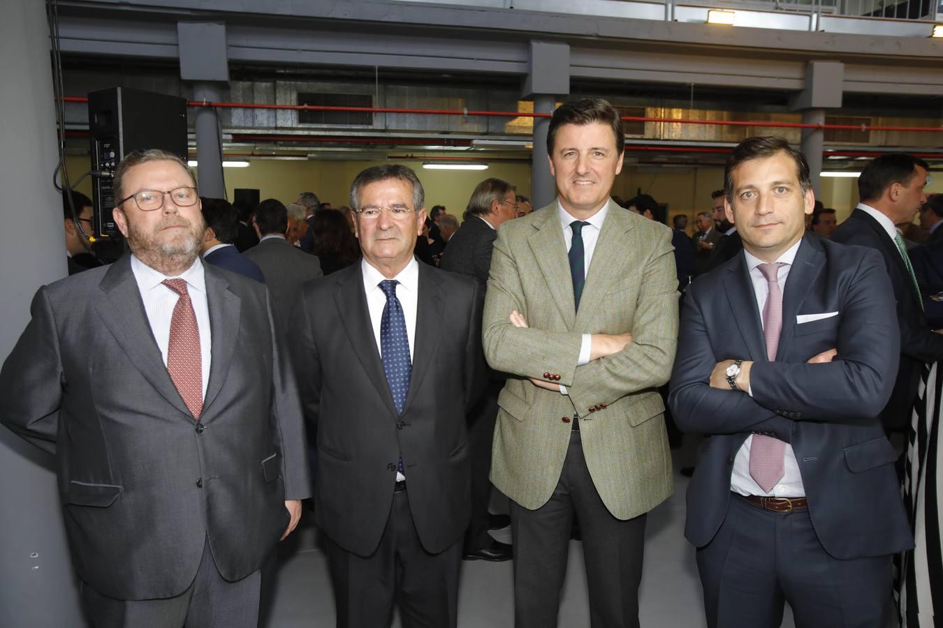 Alfonso Beca, Isidro Ruiz, Félix García de Leyaristy y Álvaro Domínguez