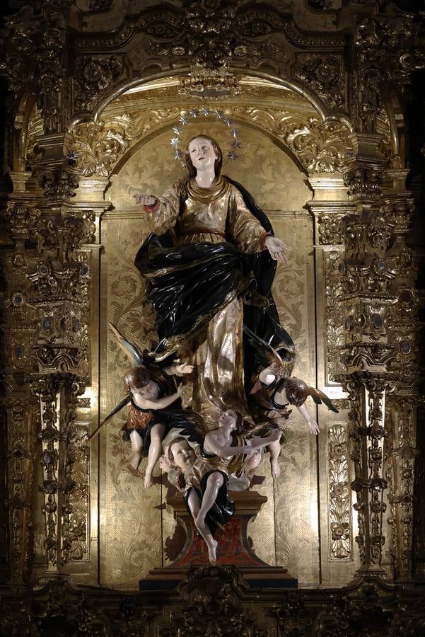 Los secretos de la capilla de la Asunción, en el Instituto Góngora de Córdoba, en imágenes