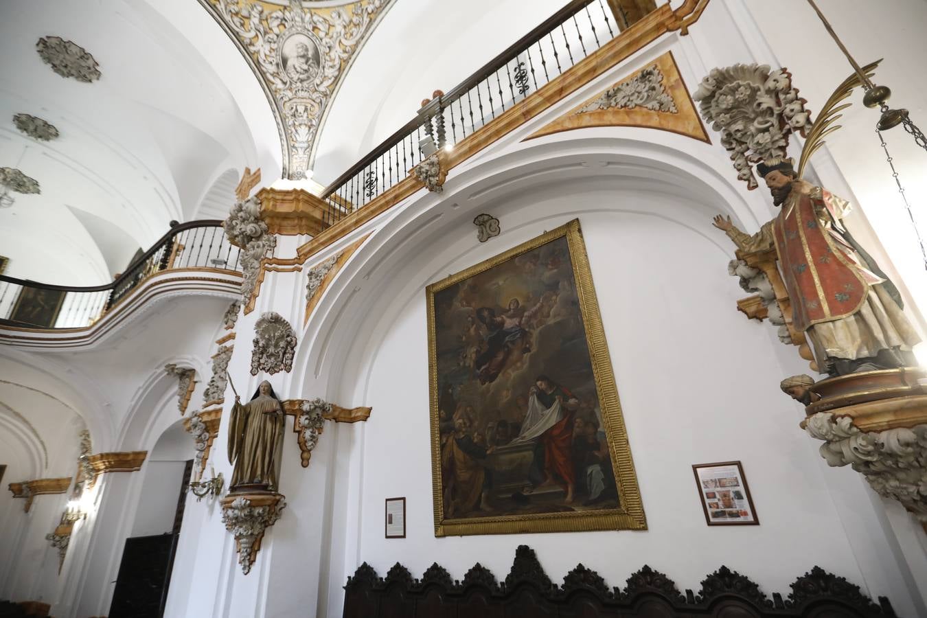 Los secretos de la capilla de la Asunción, en el Instituto Góngora de Córdoba, en imágenes