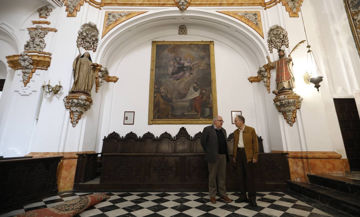 Los secretos de la capilla de la Asunción, en el Instituto Góngora de Córdoba, en imágenes