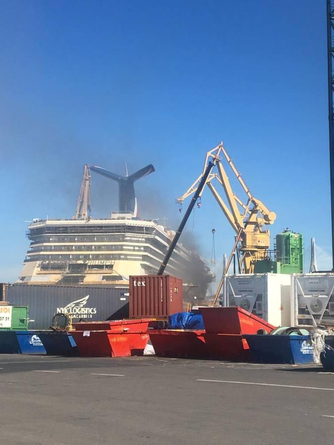 Fotos: Los daños del crucero &#039;Triumph&#039;, en imágenes