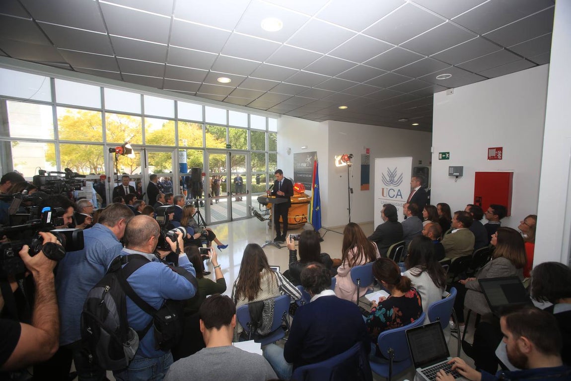 Las fotos de la visita de Pedro Sánchez a Cádiz